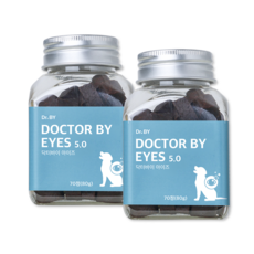 닥터바이 아이즈 강아지 눈 영양제 눈물 자국 냄새 루테인 보조제, 70정, 눈물개선/눈건강, 2세트