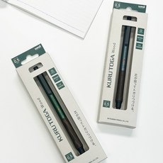 쿠루토가 우드 수능샤프 오토메틱 0.5 M5-KW1P, 스틸 그레이