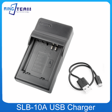 SLB-10A SLB10A SLB-11A 카메라 배터리 USB 충전기 삼성 호환 EX2F WB150F WB250F WB350F WB750 WB800F WB500 WB550 HZ10, [01] 옵션1