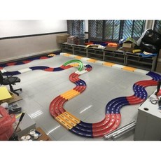 오르비 4륜구동 레이싱 트랙 어셈블리 대각선 Tamiya Racing, 랜덤 발송, 4.5x6.9m, 1개
