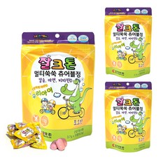 조아제약 잘크톤 멀티쑥쑥 츄어블정 휴대 파우치형, 15정, 9개