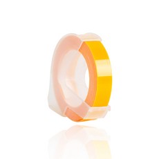 [호환] 1pcs 6MM 9MM 12MM Dymo 3D 플라스틱 엠보싱 테이프 라벨 메이커 PVC DYMO 1610 12965 1880 1540 Motex E101, 8.Yellow 색상 - 9mm