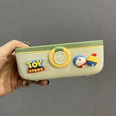 針線包 針線盒 針線組 縫紉工具 家用針綫盒套裝 便攜手工縫紉針綫包 學生宿舍多功能縫補工具盒 粉色, 綠色卡通, 1個