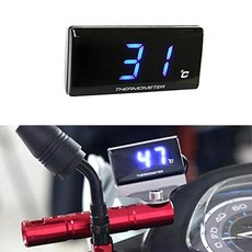 오토바이 온도계 악기 수온 디지털 디스플레이 미터 게이지 센서 어댑터, 선택: 기본, 1개
