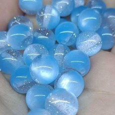 手工樹脂圓珠 滿天星空貓眼串珠材料