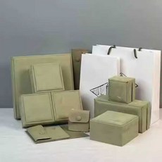 수입 고급 주얼리 케이스 반클리프상자 호환용 목걸이 반지 팔찌 상자, 1개, 2. 3단 앨범