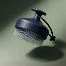 SOLEV 딥클렌징 두피 모근 마사지 샴푸 브러쉬, 1개, 푸른 색
