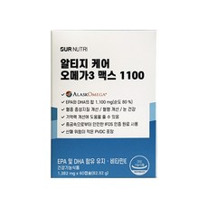 아워뉴트리 알티지 케어 오메가3 맥스 1100 82.92g, 60정, 1개
