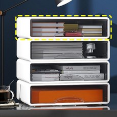 엠케이리빙 데스크 수납함 모듈러 책상 정리함, 1개, 대형