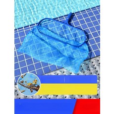 수영장 뜰채 7m 초미세 거름망 연못 청소 장대 스키머, 실용