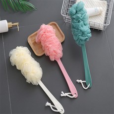 생활홍이 등밀이 샤워 브러쉬 손잡이등밀이, 블루