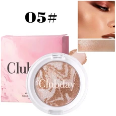 파이브 컬러 펄리 블러쉬 고광택 하이라이터 뺨 크림 팔레트 파티 무대를 위한 다기능 진주빛 페이스 컨투, 03 05