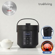 트루리빙 전기 압력밥솥 3~4인용, KRC-34WK, 블랙