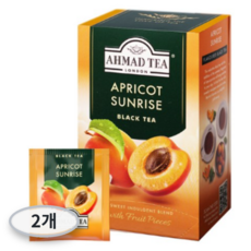 아마드티 애프리콧 선라이즈 홍차 20개, 20개입, 2개, 2g