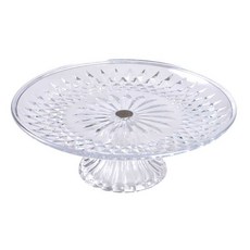 접시 아크릴 투명 트레이 업소용 주방용 플라스틱 케이크 과일 안주 인테리어 14. PC 크리스탈 30cm(스탠드 포함) 1개