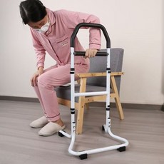 높이조절 보행보조기 노인용 소파 침대 욕실 안전바 손잡이 거치대 K7, 1개
