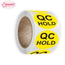 서락 QC 품질관리 롤 스티커 골프공스티커, PASS