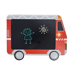 티버디 유아 드로잉패드 10.5인치 대화면 LCD 컬러 그림판 전자노트 스케치 놀이 태블릿, 소방차