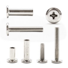 가구용 볼트 너트(니켈) 낱개 상품 세트X, M6, 가구용볼트(니켈), 80mm, 1개