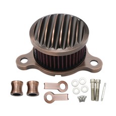 오토바이 필터 자동 1200 흡입 2004 청정기 Sportster XL 할리 2014 공예 시스템 883 범용 공기, Bronze, 1개, Bronze