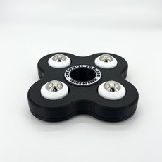 볼링공 로테이션 스피너 받침대, 1개, 화이트 베어링+블랙