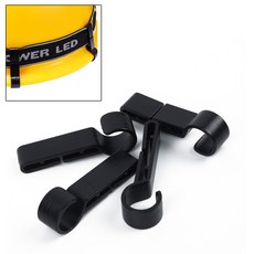 BENONE 베논 안전모 고정 클립 헤드랜턴 고글 밴드 고정 핀 4PCS 1 세트, 1개