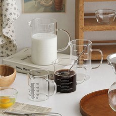 MR 플레르 내열유리 비커 계량컵 4size