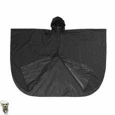 꿀이맘투 레인 판초 우비L 블랙 판초우의