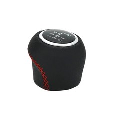 자동차 스틱 기어 Fiat Grande PUNTO EVO 2012 5 단 시프트 노브 Shfiter 레버 커버 가죽 액세서리, 1) Red Line