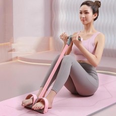 홈트밴드 홈트레이닝 전신 운동 로잉밴드 운동 기구, 핑크, 핑크, 1개