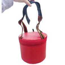 국내산 다용도 빨간 벨크로 방수작업방석 원형 대 약지름25cm x 높이22.5cm 농사용 밭일 농업용 갯벌 김장 의자, 2개