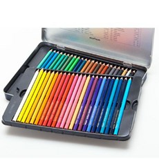 컬러링북 나무색연필36색 어린이 슬림 전문가색연필 세트