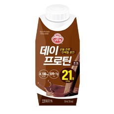 오뚜기 데이프로틴 초코, 3개, 250ml