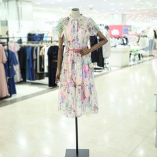 미니멈 프릴 소매 쉬폰 원피스 MYBGWO4090M