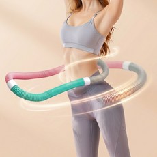 벨토라 스프링 훌라후프 다이어트 스마트, 1개, 민트 + 핑크, 1.6kg