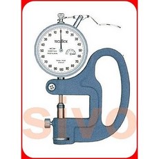TECLOCK SM-1201針盤式千分厚度計 (1mm/0.001mm) 精密測量工具, 1個