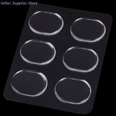 타악기 6 개/대 투명 스네어 드럼 음소거 패드 댐퍼 젤 톰 머플러 액세서리, 맑은, 1개