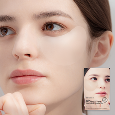 모델로 투명 썬패치 자외선차단 골프 얼굴 눈밑 UV차단 패치 (1세트 5회분), 1개