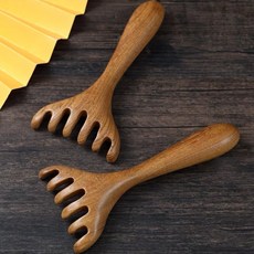 양승 사슴뿔괄사 1+1 혈액순환 리프팅 경락, 우드, 2개