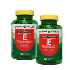 스프링밸리 엑스트라 스트렝스 비타민 E 450mg(1000IU), 2개, 100정