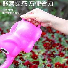 日本製 大象澆水器 灑水器 家用澆花器 澆水工具 玩沙工具 園藝澆花器T073【SV8530】BO雜貨, 桃紅色、綠色（隨機出貨）, 1個