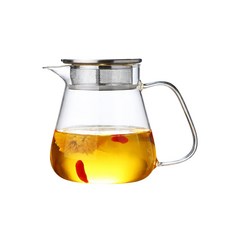 GlassKing GK-844 耐熱泡茶壺, 透明色, 1個, 650ml