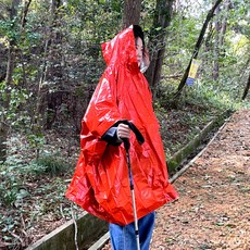 비상용은박담요방수우비