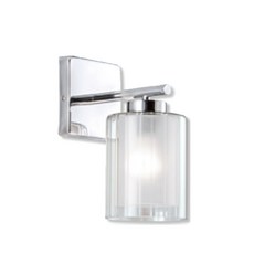 舞光 雙層玻璃鍍鉻壁燈 E27壁燈 玻璃壁燈 床頭燈 GA11-6554