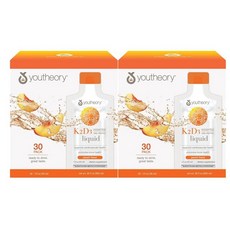 유씨어리 리퀴드 액상 K2D3 비타민K2 비타민D3 30ml 30봉 2개 (미국) youtheory Liquid K2D3