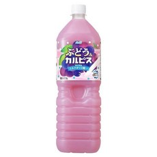 칼피스 포도 페트, 8개, 1.5L