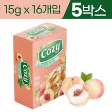 코지 아이스티 복숭아 맛 5박스 Cozy Tra Dao 베트남 롯데마트 킹콩마트