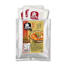 【稑禎】泰式調理包 醬包, 1個, 全素泰醬紅咖哩165g (55g*3入)
