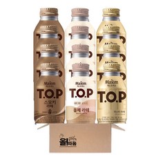 티오피 라떼 3종 캔커피세트 /스모키+돌체+라떼, 12개, 275ml