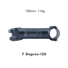 UNO 7 MTB 자전거 스템 Kalloy 초경량 Alu 7050 로고 없음 Mountain, 14 grey logo7-120